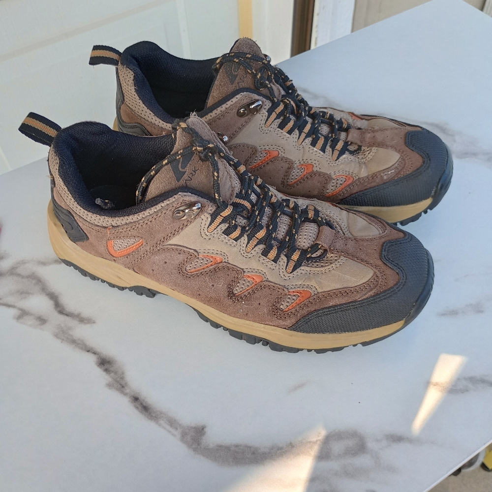 Men's Outdoor Hiking Shoes - Brown and Orange